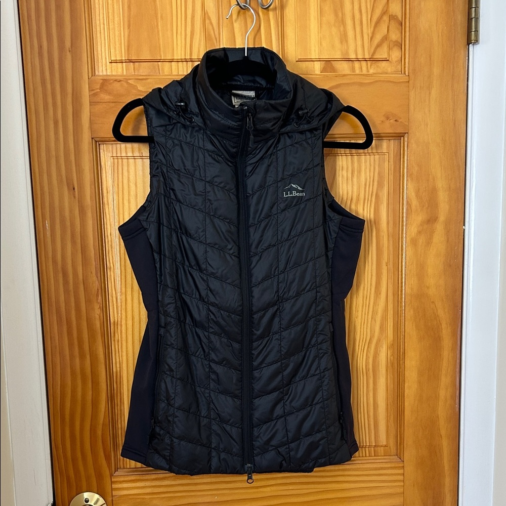 L.L. Bean Women's Black Quilted Vest